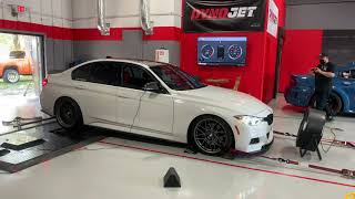 2016 BMW F30 340i stage 2 Bootmod3 OTS tune on Dyno jet [upl. by Clarisse784]