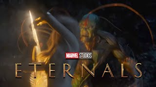 MARVELS ETERNALS NEW TRAILER Thena vs Kro Featurette and New Scenes [upl. by Anytsirhc]