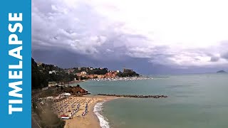 Autunno a Lerici  Maltempo in Time Lapse x2  8 Ottobre 2024 [upl. by Anaizit416]