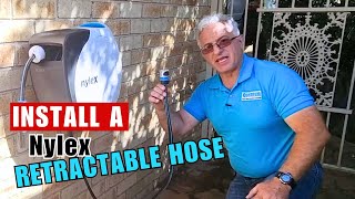 How to Install the Latest Nylex Retractable Hose Reel in minutes [upl. by Aitropal]