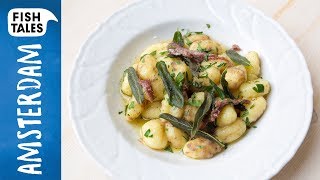 Gnocchi with ANCHOVIES  Bart van Olphen [upl. by Anastassia]