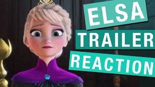 ELSA FROZEN TRAILER Reaction amp Review Frozen Friday 6 [upl. by Michaeu264]