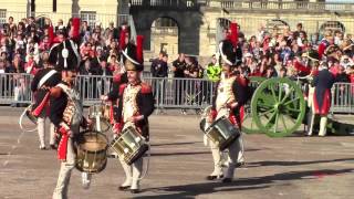 SPECTACLE GRENADIERS DE L EMPEREUR ET BATTERIE NAPOLEONIENNE [upl. by Laughlin]