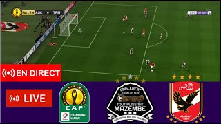 Al Ahly vs tp Mazembe en direct Ligue des champions de la CAF Simulation de football Gameplay PC [upl. by Goode498]