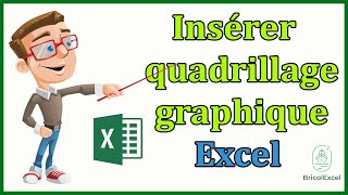 Comment modifier quadrillage graphique Excel [upl. by Hach]