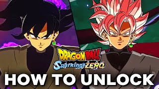 How To Unlock Goku Black FAST  DRAGON BALL Sparking ZERO [upl. by Valencia]