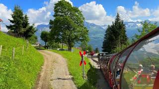 The Brienz Rothorn Railway is a historic steam cogwheel train in Switzerland [upl. by Indira]