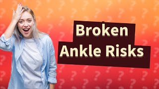 What happens if you accidentally put weight on broken ankle [upl. by Ahsie]