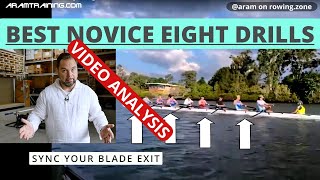 How this novice eight can improve instantly  sweep rowingtechnique video analysis [upl. by Warfield]