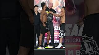 Legends Saenchai and Buakaw are going bareknuckle tomorrow🤯 shorts [upl. by Elorac189]