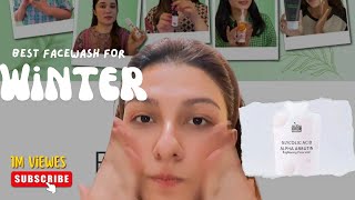 Trying Glycolic Acid Brightening Face Wash  Live Review  Skincare for Winter ❄️ [upl. by Pamella251]