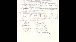 Aromaticity in Benzenoid ampNon Benzenoid CompoundsOrganic chemistry ⚗️ [upl. by Ardnuhsor]