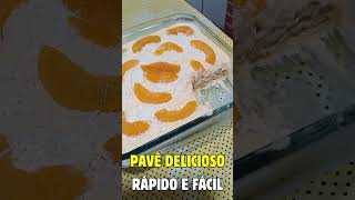 PAVÊ INCRÍVEL MAIS FÁCIL QUE ESSE NÃO EXISTE PAVÊ CREMOSO FOFINHO FEITO NO LIQUIDIFICADOR [upl. by Bushey]