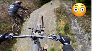 DOWNHILL CARNAGE AT DYFI BIKEPARK [upl. by Marcin949]