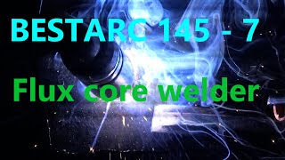 Bestarc 145 7 Flux Core Welder quick review [upl. by Anaeerb]