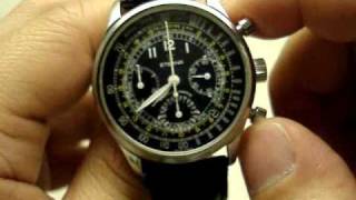 Eterna Cambridge Airforce Automatic Chronograph Watch Review [upl. by Beare]