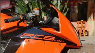 KTM 1190 RC8 Akrapovič Exhaust System Sound Walkaround Pure Sound [upl. by Belcher]