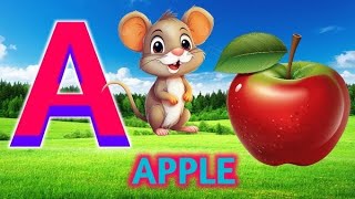 A for apple  अ से अनार  abcd  phonics song  a for apple b for ball c for cat  abcd song  abcde [upl. by Seniag]