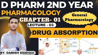 Ch01L3 Drug Absorption  Pharmacology D Pharm 2nd Year drugabsorption exitexam result dpharm [upl. by Sartin]