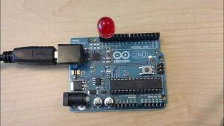 Arduino Lesson 1  Blinking an LED [upl. by Alleahcim]