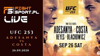 UFC 253 BŁACHOWICZ VS REYES LIVE [upl. by Leahpar]