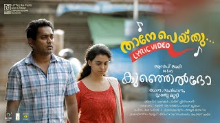 Thane Peythu Lyric Video Song  Kunjeldho Asif Ali RJ Mathukkutty  Shaan Rahman Little Big Films [upl. by Auqenwahs]