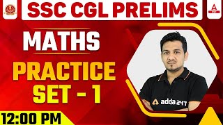 SSC CGL Prelims  SSC CGL Maths Classes  Practice Set 1 [upl. by Aseefan816]