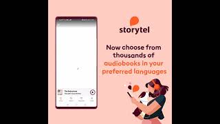 How to choose your preferred language on Storytel app [upl. by Ecnaralc]