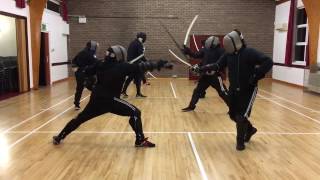 Sabre vs Broadsword Sparring Nick vs Gareth [upl. by Eerbua]