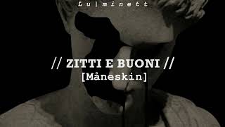 Måneskin  ZITTI E BUONI  Sub Español testo lyrics [upl. by Anirec]