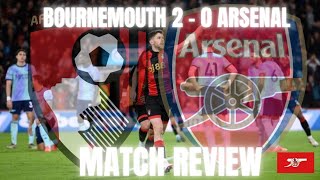 BOURNEMOUTH 20 ARSENAL  RED CARD AGAIN 🟥  MATCH REVIEW bouars premierleague swywtv [upl. by Melody943]