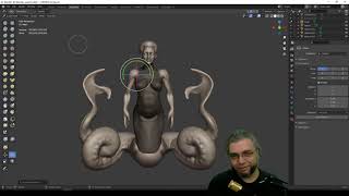 Blender Sculpt Pose tools aula 01 Mask and Pivot [upl. by Zarla42]