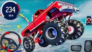 Monster Truck Stunts Racing 3D  Mega Ramp Impossible GT Car Extreme Driver  Android GamePlay [upl. by Indnahc]