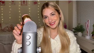 ASMR 5 Tingliest Tapping and Textured Scratching Triggers 🎀 Whispering [upl. by Leasim]