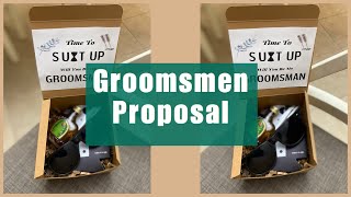 Groomsman Proposal 😎 [upl. by Ellebyam]