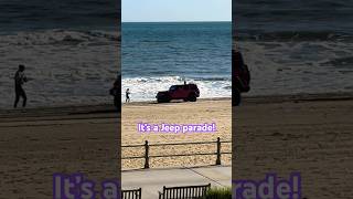 The many Jeeps getting ready for Virginia Beach Jeepfest shorts jeep travel fun vacation [upl. by Notlew]