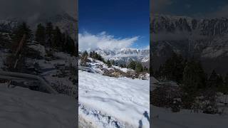 🙏जय माता दी🙏🌨️❄️🏔️ youtubeshorts vasnodevi katra mata snowfall viral [upl. by Minette815]