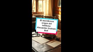 El asombroso origen del teléfono Alexander Graham Bell inventos shorts [upl. by Siubhan629]