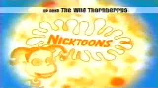 Nicktoons 2004 BumperThe Wild Thornberrys EXTREMELY RARE [upl. by Iover]