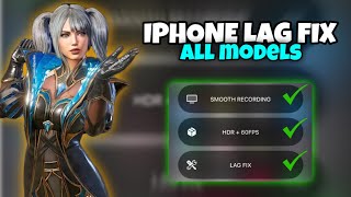 iPhone Lag Fix ✅ Pubg Mobile 😍 iPhone 66s6splus77plus88plusxxr [upl. by Benedicto]