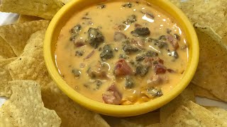 Slow Cooker Velveeta Cheese Dip 3 Ingredients [upl. by Shanks]