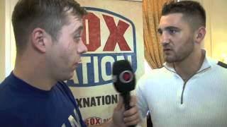 NATHAN CLEVERLY TALKS SERGEY KOVALEV CARL FROCH amp ANDRE WARD  iFILM LONDON [upl. by Uhn]