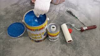 epoxy floor paint heavy duty malaysia product [upl. by Ellerahs403]