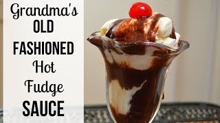 Old Fashioned Hot Fudge Sauce I How to Make Hot Fudge [upl. by Petracca]