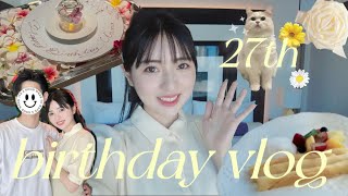 【VLOG】27歳の誕生日をカハラホテルでお祝いしてもらったよ🎂彼氏とホカンス🐈 [upl. by Atinniuq]