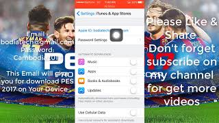 How to download PES 2017 on iOS Free  pes 2017 iphone  pes 2017 mobile [upl. by Yankee]