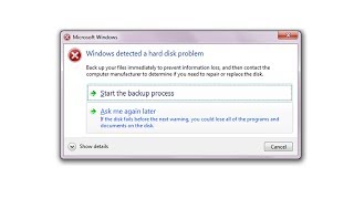 How to Disable Windows Detected a Hard Disk Problem Popup [upl. by Portland]