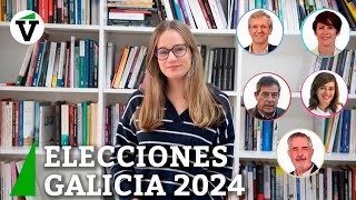 Rueda Besteiro Pontón Lois y DíazMella ¿Quiénes son los candidatos de las elecciones gallegas [upl. by Gervais263]