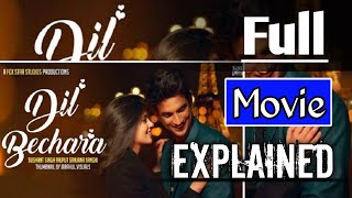 Dil bechara full Movie Explaination in hindi  Sushant Singh Rajput  filmy yaaro [upl. by Nielson]