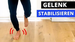 Instabiles Sprunggelenk stabilisieren 🦶 mit diesen 3 Übungen anspruchsvoll [upl. by Jennie]